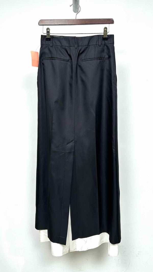 Peter Do Pleated Long Silk Skirt