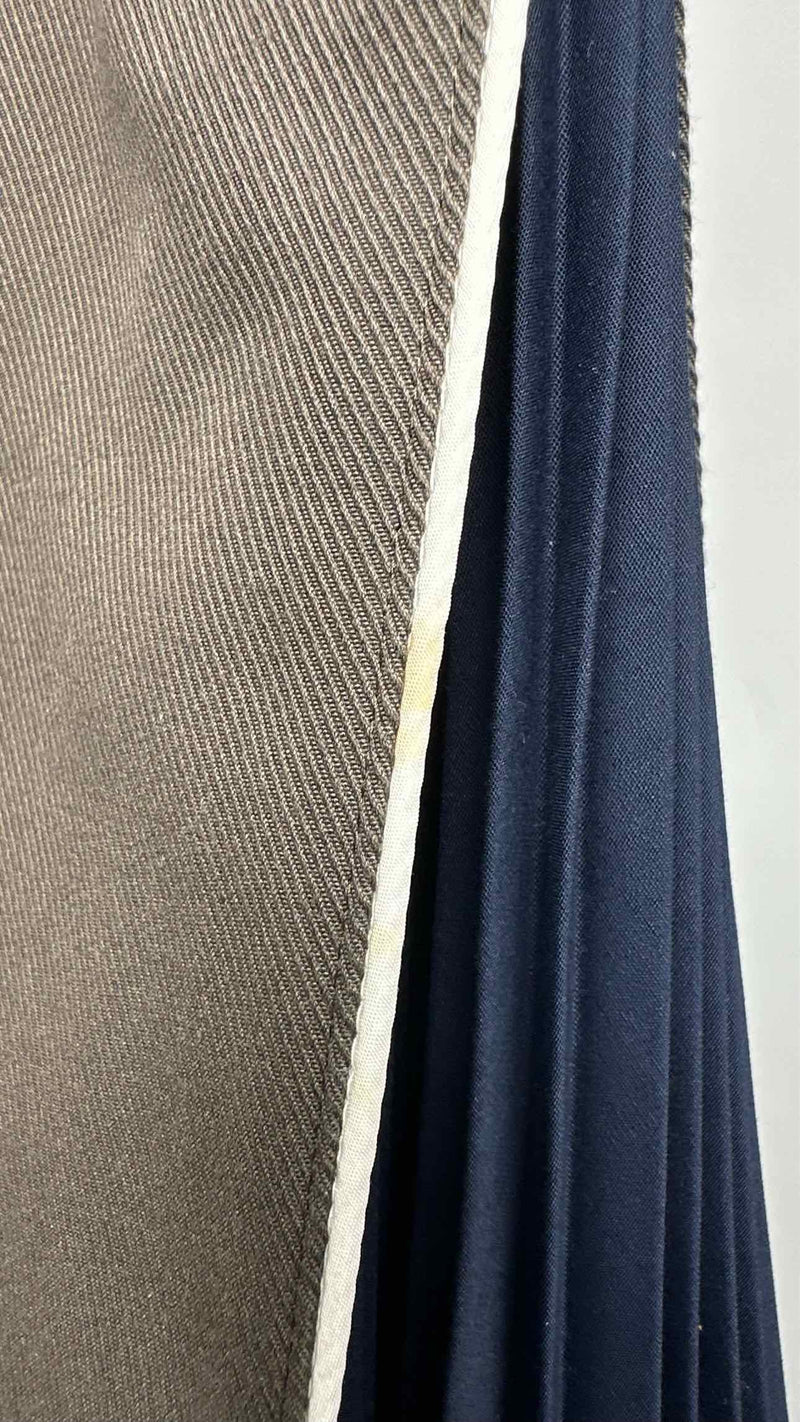 Sacai Side-pleated Hybrid Skirt