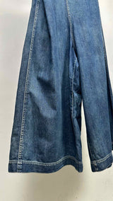Yohji Yamamoto Side-buckled Wide Jeans