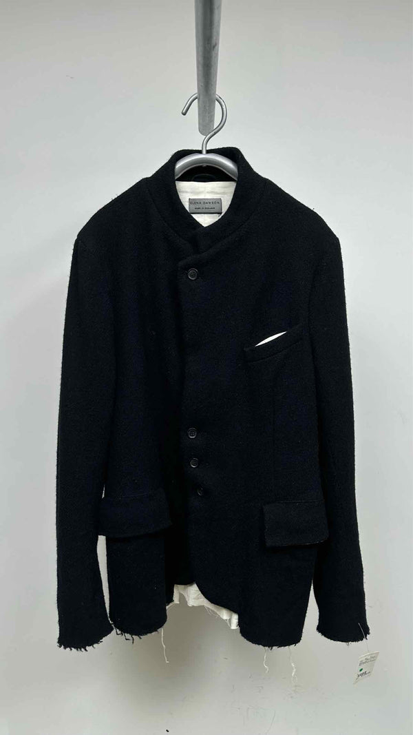 Elena Dawson Tweed Wool Blazer Jacket