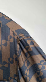 Dries Van Noten S/S Satin Geometric Shirt
