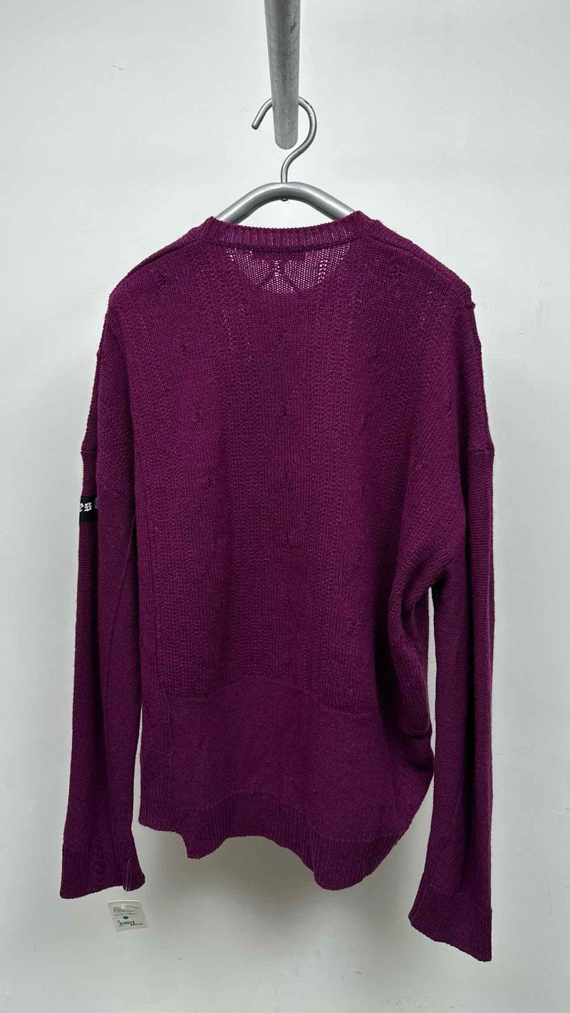 Raf Simons Oversized Patched Cable Sweater
