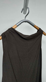 Rick Owens N/S Gathered-seam Mini Dress