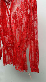 Balenciaga Floral-lace Blouse