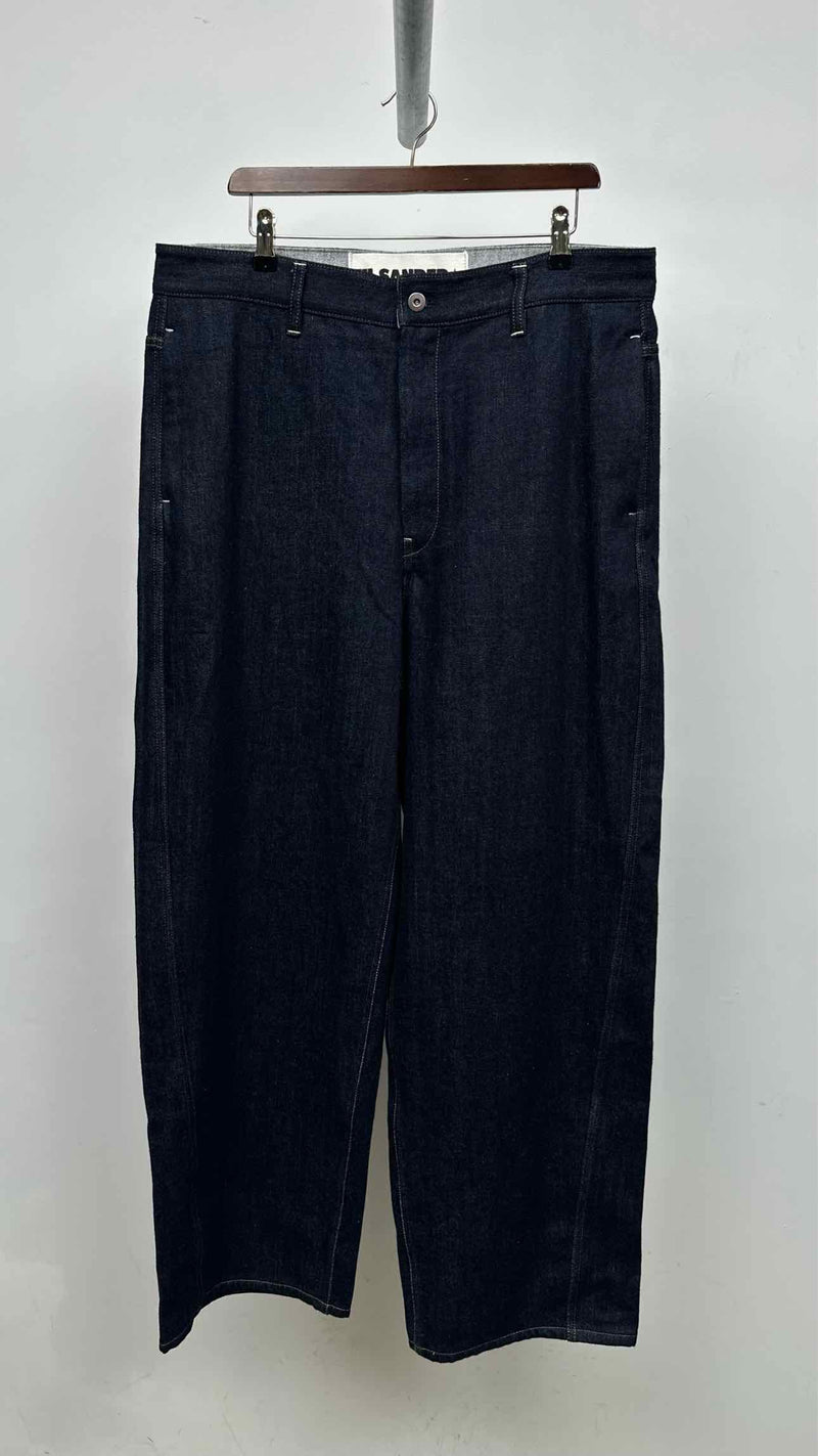 Jil Sander + High-waisted Wide Jeans