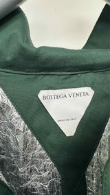 Bottega Veneta Aluminium-lining Bottom-snap Hooded Cape