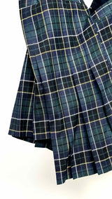 Junya Watanabe Pleated Plaid Skirt