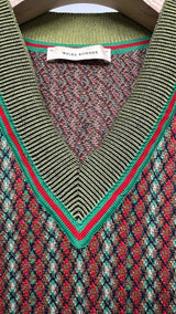 Wales Bonner Orchestre-jacquard Knit Vest