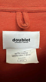 Doublet Retro Poster Embroidery T-shirt