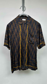 Dries Van Noten S/S Satin Geometric Shirt