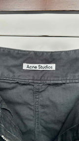 Acne Studios Patessa Zip-Up Leg Detail Cargo Pants