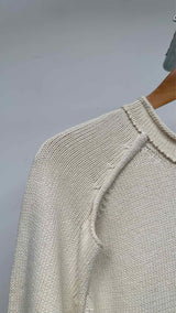 Yohji Yamamoto L/S Heavy-knit Maxi Dress