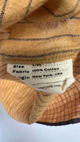 Bode Bottom-plaid Stripe Shirt