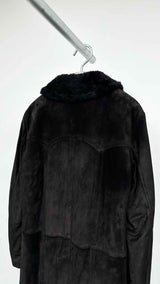 Saint Laurent Double-breasted Shearling Short Coat