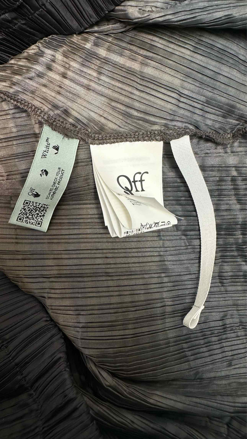 Off-White Oversized Pleated Hoodie
