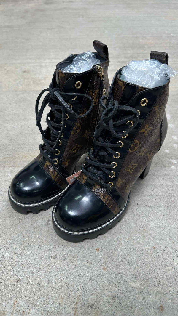 Louis Vuitton Monogram Star Trail Ankle Boots