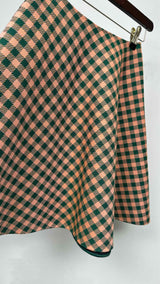 PRADA Gingham-check Skirt