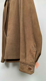 Hermes V-neck Suede Tunic