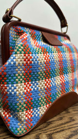 Vivienne Westwood Abbey Plaid Frame Bag