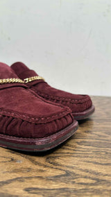Martin Rose Square-toe Suede Mules