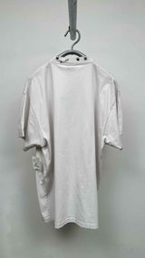 Balenciaga Oversized Embellished-Neck Distressed T-shirt
