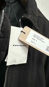 DRKSHDW Padded Gradient Dip-dye Denim Jacket