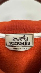 Hermes Lined Zip-up Hoodie