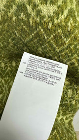 Margiela Distressed Jacquard Knit Vest