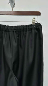 Comme Des Garcons Comme Des Garcons Raffled-bottom Wide Easy Pants
