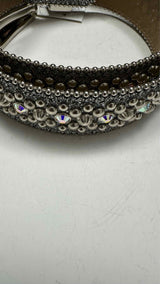 B.B. Simon Studded Glitter Belt
