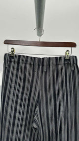 Homme Plisse Stripe Pleated Easy Shorts