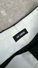 Raf Simons Satin Skinny Cargo Pants