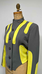 Issey Miyake Color Blocking Colset Jacket