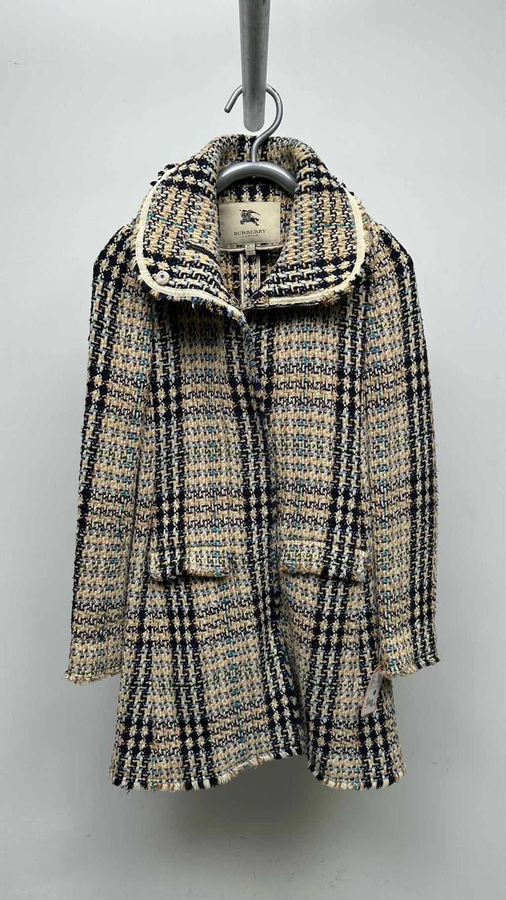 極美品 BURBERRYS × WILLIAM BROWN ダブル ツイード Burberry's William Brown Plaid Jacket