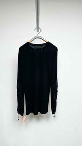 Margiela L/S Ruched Mesh Sleeve Dress