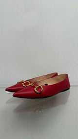 Gucci Pointy-toe Horsebit Flats