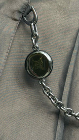 CELINE Pleated Chain-detailed Skirt