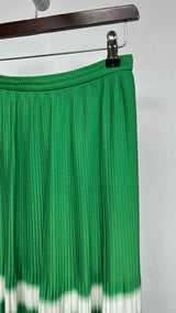 Dries Van Noten Two-tone Pleated Long Skirt