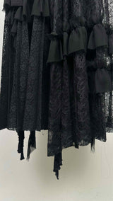 Tao Comme Des GarÃ§ons Lace Ruffle Apron Over Skirt