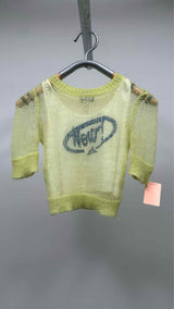 Diesel S/S Sweater Tank Leopard Top