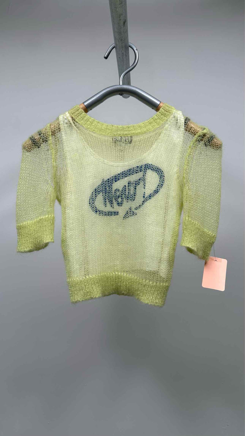Diesel S/S Sweater Tank Leopard Top