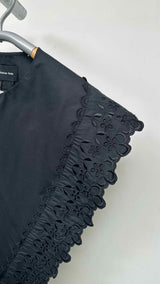 Simone Rocha Embroidered-trim Long Pointed Collar