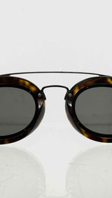 Fendi Aviator Oval Frame Sunglasses