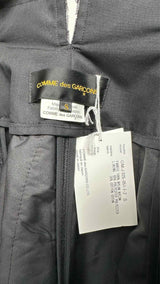 Comme Des Garcons Tulle-insert Cropped Reconstructed Jacket