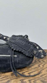 Balenciaga Denim Monogram Bag