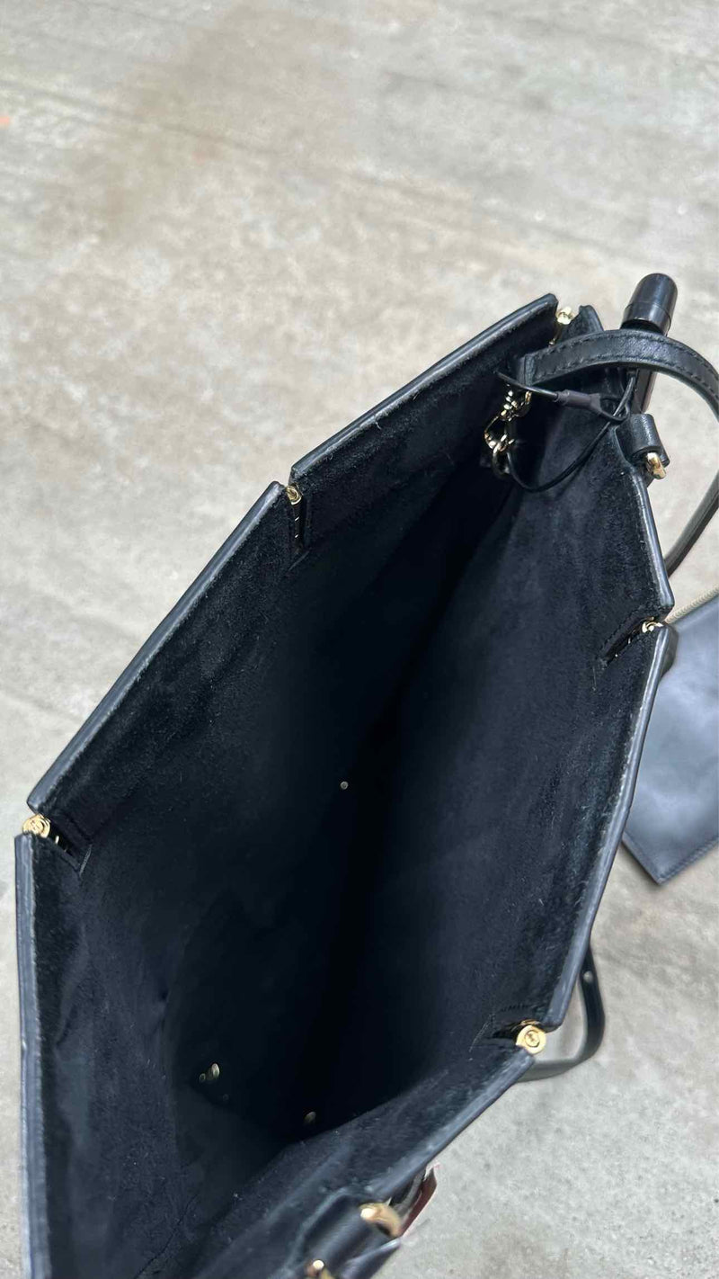 Peter Do Hinged Leather Tote Bag