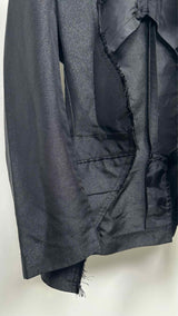 Comme Des Garcons Cut-out Gliitter Blazer Jacket
