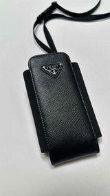 PRADA Saffiano Lanyard Phone Holder