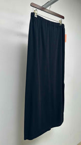 Issey Miyake Center-seam Side-slit Easy Maxi Skirt