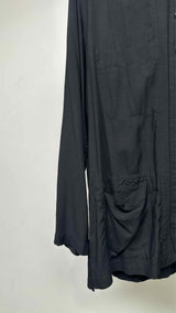 Yohji Yamamoto Pour Homme Mandarin-collar Long Light Blazer Jacket